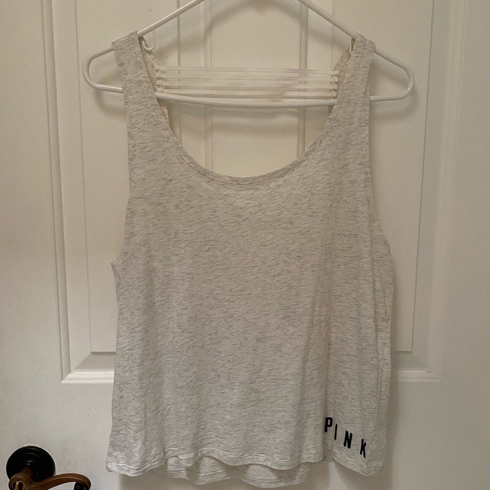 PINK open back tank top